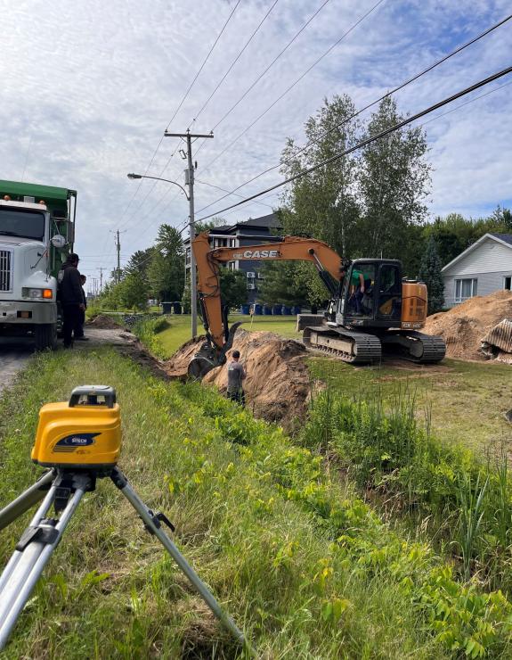 Image pour la réalisation: Remplacement d'un ponceau résidentiel